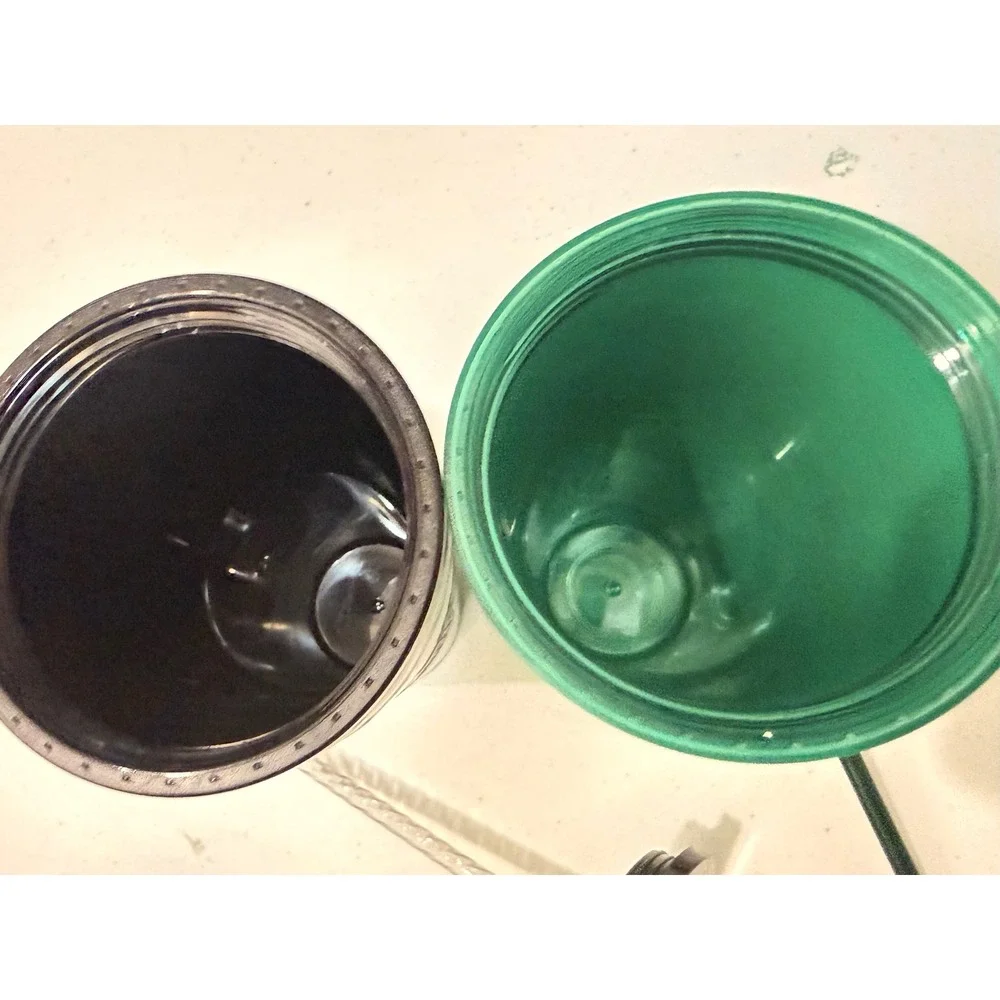 Starbucks Halloween Tumbler Lot 2 Black Drip Green Iridescent Cold Cups